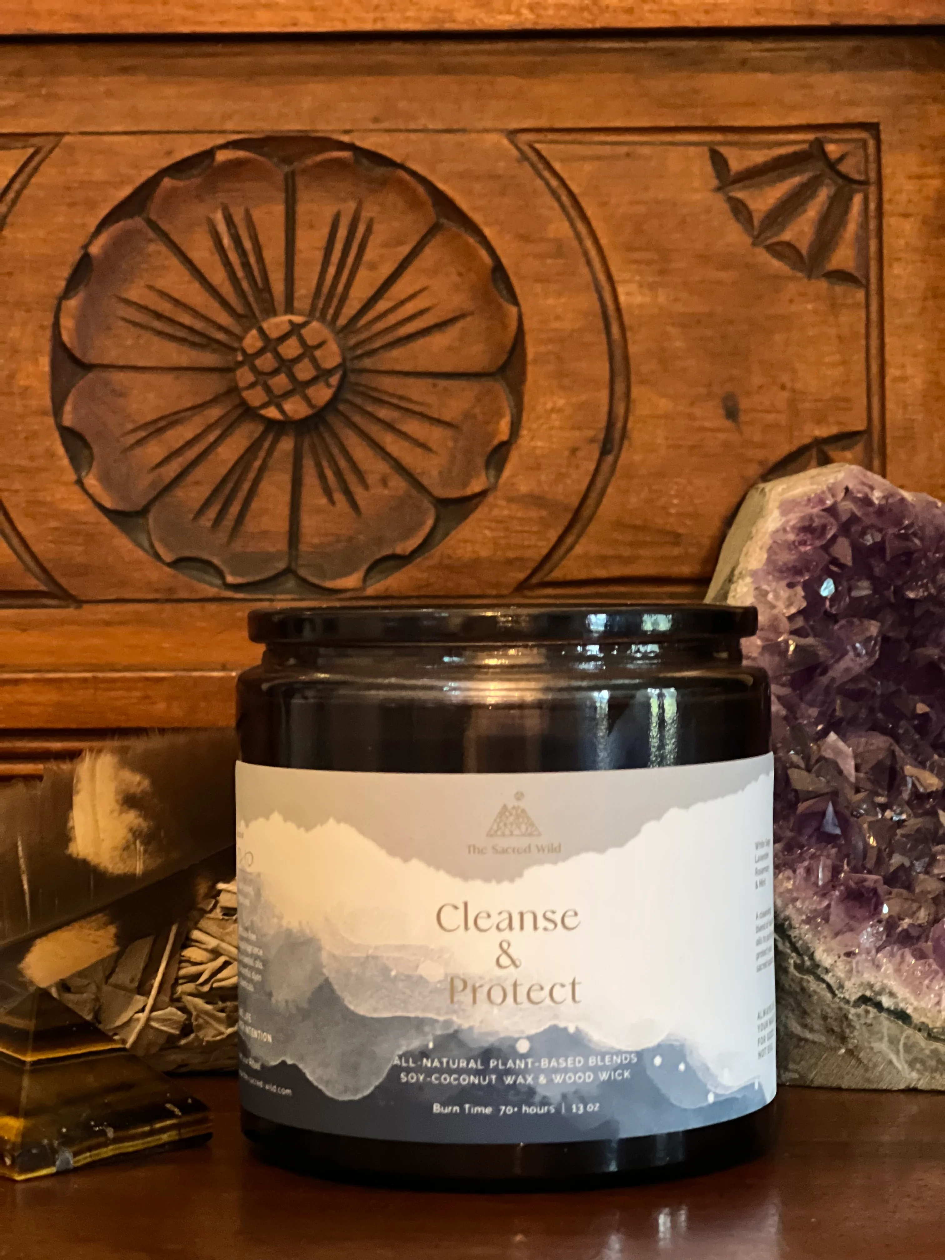 Cleanse and Protect Intention Candle - Image 3